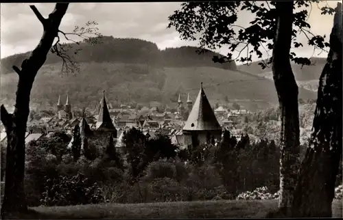 Ak Goslar am Harz, Blick vom Petersberg