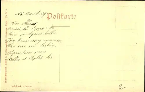 Ak Eutin in Ostholstein, Voss Haus