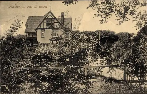 Ak Vossloch Bokholt Hanredder in Holstein, Villa am Gehölz