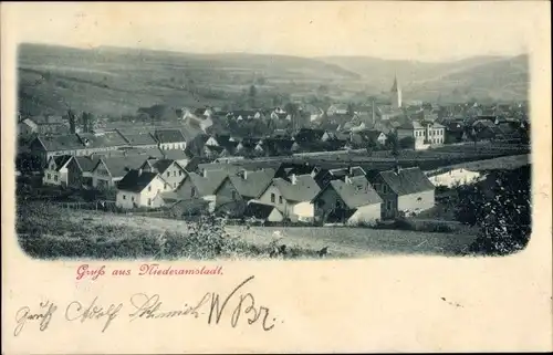 Ak Nieder Ramstadt Mühltal im Odenwald, Blick auf den Ort