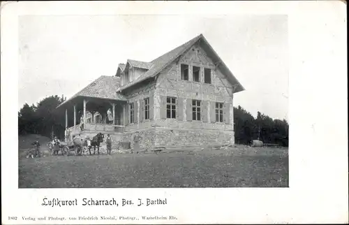 Ak Scharrachbergheim Elsass Bas Rhin, Pension auf dem Berg Scharrach