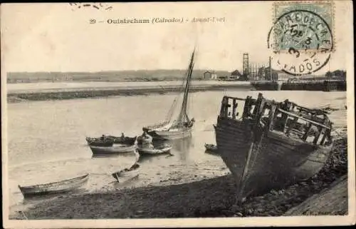 Ak Ouistreham Calvados, Avant Port