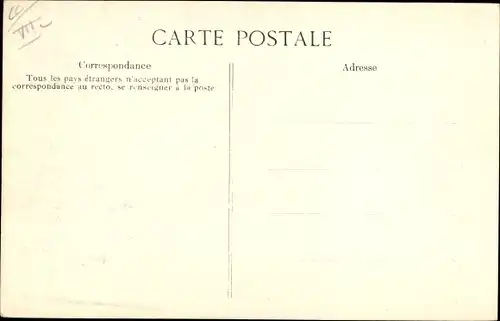 Ak Paris VII., seine Hochwasser Januar 1910, Ecke Avenue de Latour Maubourg rue Saint Dominique