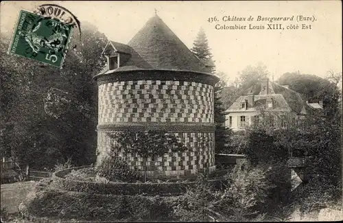 Ak Boscguérard Eure, Château, Colombier Louis XIII, côté Est