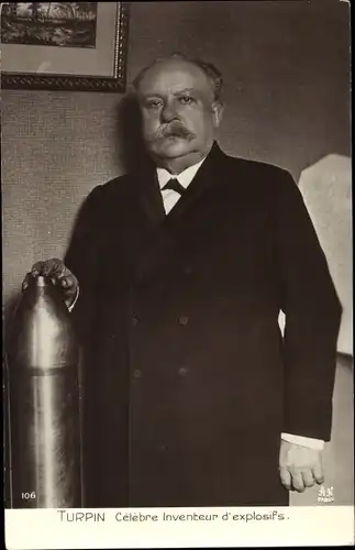 Ak Chemiker Eugène Turpin, Celebre Inventeur d'explosifs, Portrait