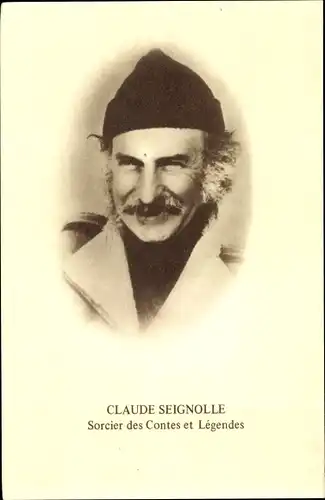 Ak Schriftsteller Claude Seignolle, Portrait