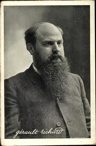Ak Alfred Léon Gérault Richard, französischer Journalist, Portrait