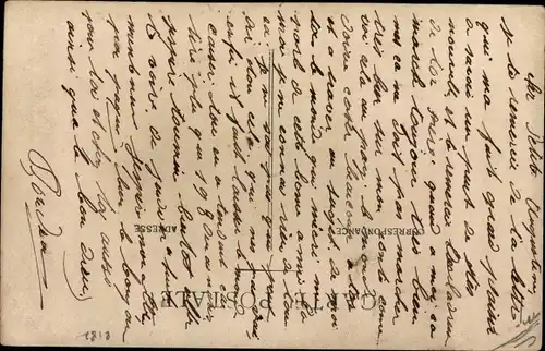 Foto Ak Drei Französische Soldaten in Uniformen