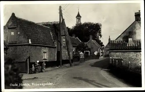 Ak Vrouwenpolder Zeeland Niederlande, Oude Hoekje