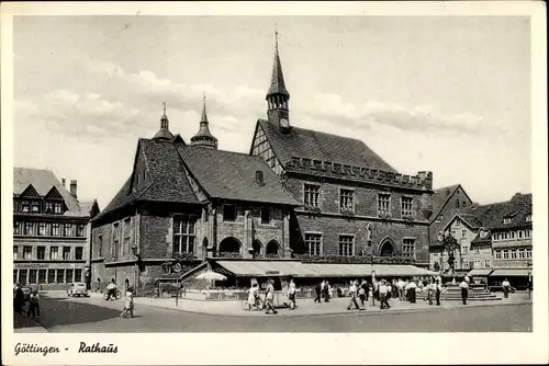 Ak Göttingen in Niedersachsen, Rathaus