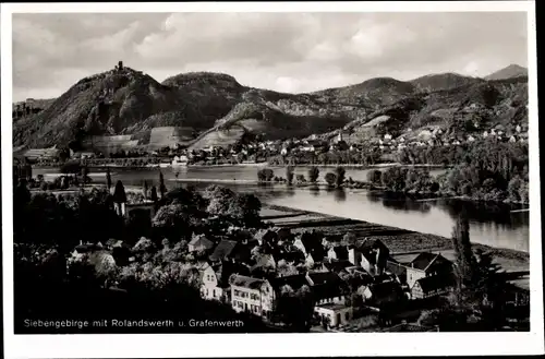 Ak Rolandswerth und Grafenwerth am Rhein Remagen, Ort im Siebengebirge