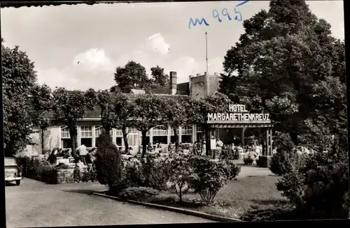 Ak Königswinter, Blick zum Hotel Margarethenkreuz