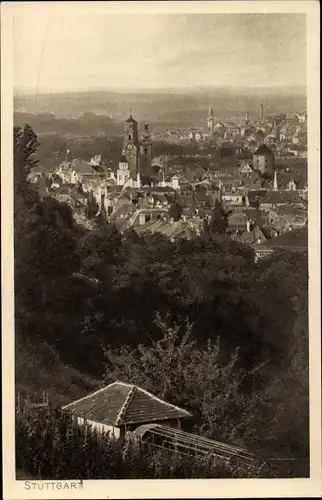 Ak Stuttgart in Württemberg, Gesamtansicht