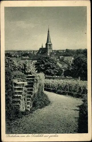 Ak Deidesheim in der Pfalz, von der Leinhöhle gesehen