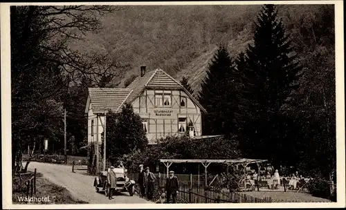 Ak Gemünd Schleiden, Urfttalsperre Waldhotel, Restaurant