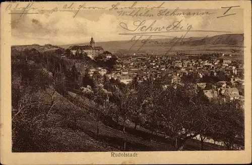 Ak Rudolstadt in Thüringen, Gesamtansicht