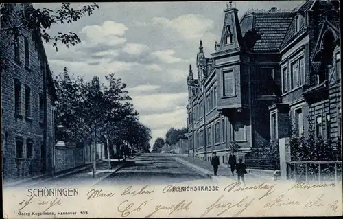 Ak Schöningen am Elm, Marienstraße