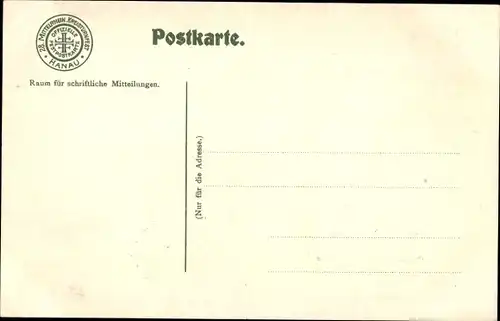 Wappen Ak Hanau am Main, 28. Mittelrheinisches Kreisturnfest, 14. - 18.07.1906