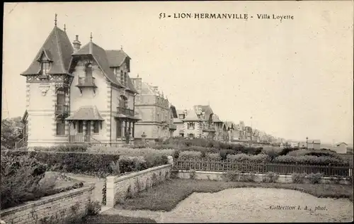 Ak Hermanville Calvados, Villa Loyette