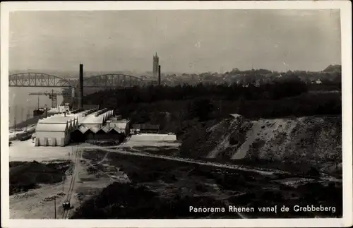 Ak Rhenen Utrecht Niederlande, Panorama vanuit de Grebbeberg