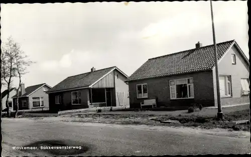 Ak Waskemeer Friesland Niederlande, Bakkeveensterweg