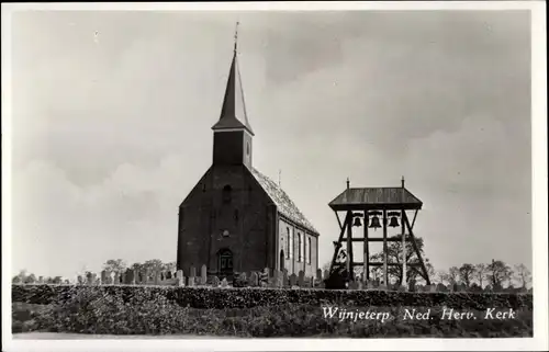 Ak Wijnjeterp Friesland Niederlande, Ned. Herv. Kerk