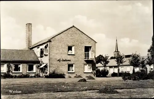 Ak Weidum Friesland Niederlande, Ortsansicht