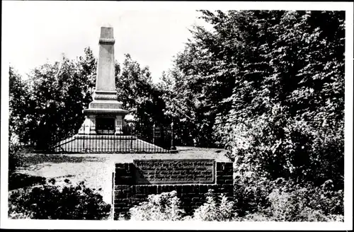 Ak Witmarsum Friesland Niederlande, Menno Simons Monument