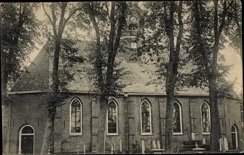 Ak Witmarsum Friesland Niederlande, Ned. Herv. Kerk