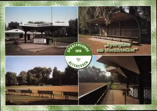 Ak Essen im Ruhrgebiet, Sportplatz am Nordfriedhof, Sportfreunde 1918 Altenessen