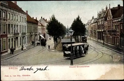 Ak Breda Nordbrabant Niederlande, Nieuwe Ginnekenstraat