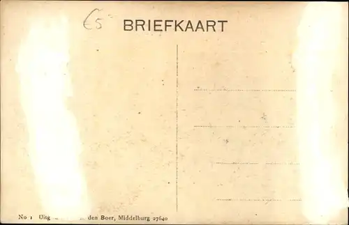 Ak Cuijk Nordbrabant, Watersnood 1920, Doorbraak van de spoorbaan tusschen Cuijk en Moek