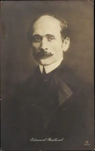 Ak Schriftsteller Edmond Rostand, Portrait