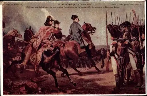 Künstler Ak Vernet, Horace, Schlacht bei Jena 1806, Napoleon