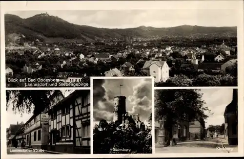 Ak Bad Godesberg Bonn, Kirchberg, Godesburg, Siebengebirge