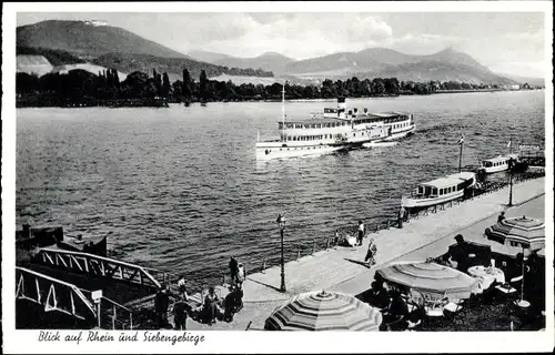 Ak Bad Godesberg Bonn am Rhein, Salondampfer, Anleger