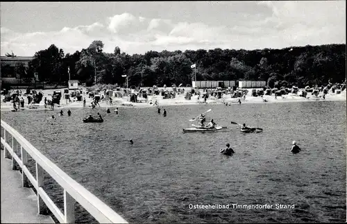 Ak Ostseebad Timmendorfer Strand, Strand, Seebrücke