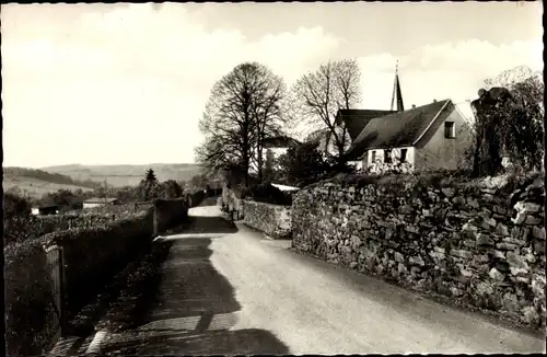 Ak Breckerfeld Sauerland, Straßenansicht, Wohnhaus, Kirchturmspitze