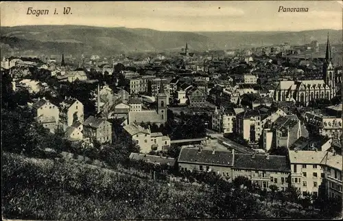 Ak Hagen in Westfalen, Panorama