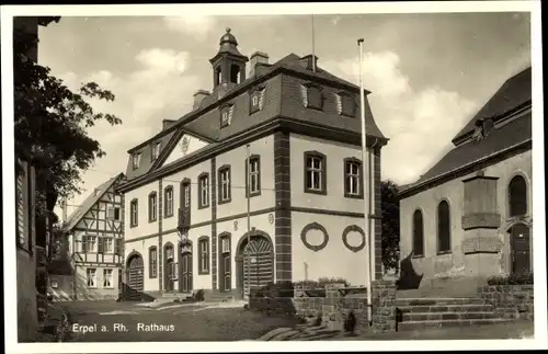 Ak Erpel am Rhein, Rathaus