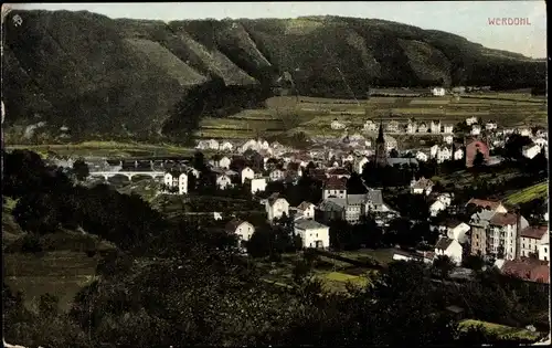 Ak Werdohl im Sauerland, Gesamtansicht