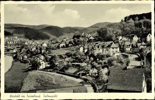 Ak Werdohl im Sauerland, Teilansicht