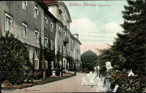 Ak Insel Mainau im Bodensee, Schloss