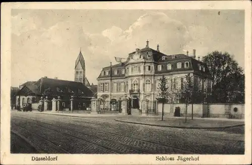 Ak Düsseldorf am Rhein, Schloss Jägerhof