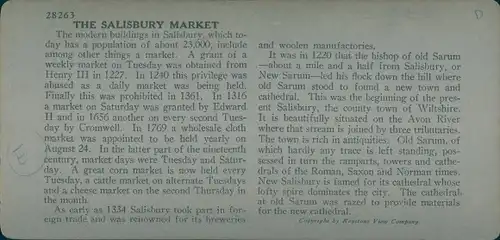 Stereo Ak Salisbury England, The Salisbury Market