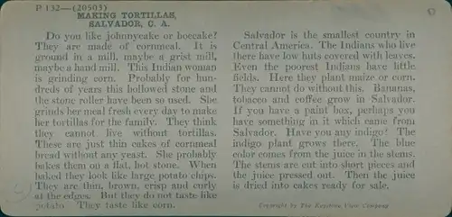 Stereo Ak El Salvador, Making Tortillas