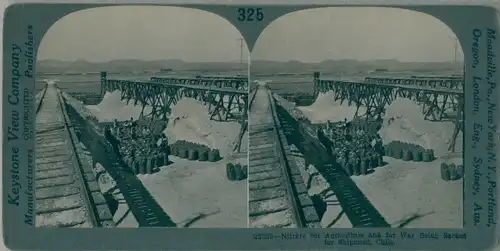 Stereo Ak Chile, Drying, Sacking and Shipping Nitrate for Agriculture and for War