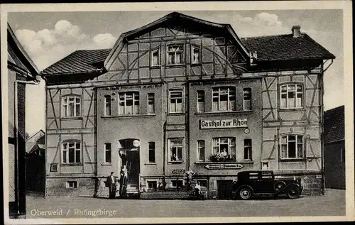 Ak Oberweid in der Rhön Thüringen, Gasthof zur Rhön