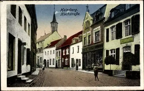 Ak Heinsberg in Nordrhein Westfalen, Hochstraße, Apotheke
