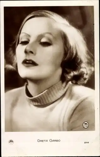 Ak Schauspielerin Greta Garbo